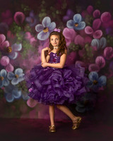 Purple dress Kayla